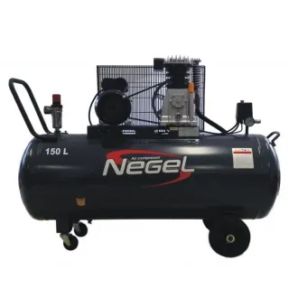 Бутален компресор с ремъчно задвижване Negel 51018/ 3kW