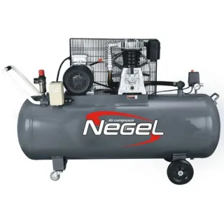 Бутален компресор с ремъчно задвижване Negel 51020/ 5.5kW