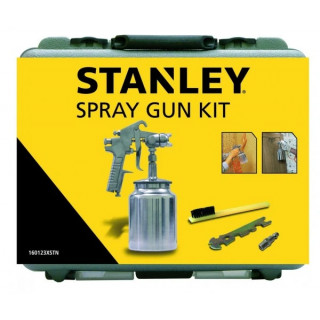 Пистолет за боядисване Stanley за компресор със смукване с долно казанче 