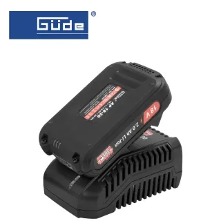 Стартов пакет зарядно устройство и батерия GÜDE 58540, 18V  