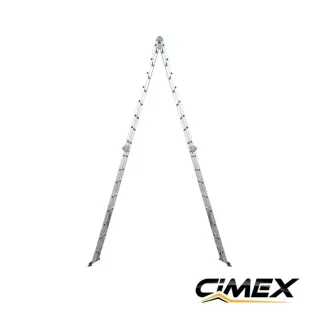 Мултифункционална алуминиева стълба CIMEX MFL9.3 - 4x8 9.30м