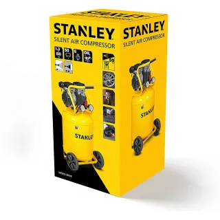 Вертикален компресор обезшумен Stanley SXCMS1350VE 50 Л.