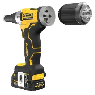 Акумулаторна нитачка за поп-нитове DeWALT DCF414E2GT/ 18V/ 2x2Ah