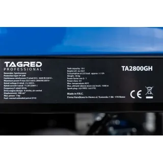 Бензинов генератор TAGRED TA2800GH/ 2.8kW