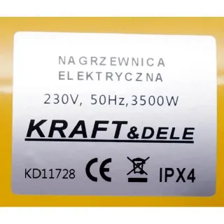 Електрически отоплител Kraftdele KD11728/ 3500W