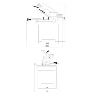 Лентов банциг за метал METCOR BS260G 400V