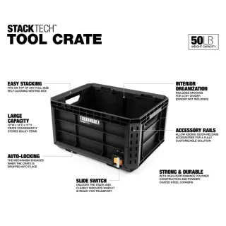 Кутия за инструменти TOUGHBUILT StackTech Tool Crate TB-B1-X-50
