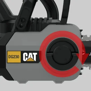 Акумулаторна резачка за дърва CAT DG230/ 18V/ 4Ah