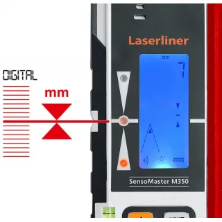 Комбиниран лазерен приемник Laserliner SensoMaster M350 set/ 350 м