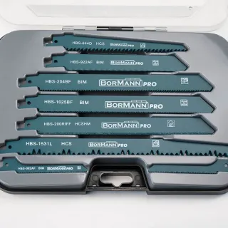 Комплект ножове за саблен трион Bormann BHT1640/ 18бр